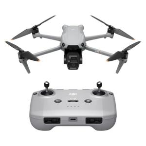 DJI Air 3S (RC-N3), Drone with Camera 4K, Dual-Camera Drone with 1" CMOS Wide-Angle Camera, 4K/60fps HDR Video & 14 Stops of Dynamic Range, 45-Min Max Flight Time, 20km Transmission Range