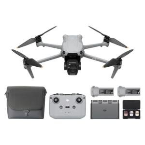 DJI Air 3S Fly More Combo (RC-N3), Drone with 1" CMOS Wide-Angle & Medium Tele Camera, 4K/60fps HDR Video, Nightscape Omnidirectional Obstacle Sensing & 3 Batteries for Extended Flight Time