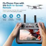 DCX Volo X EZ AI Drones – Drones with Camera for Adults 4k AI-Assisted Flight Control – FAA Approved Drone 4k Camera, 360° Obstacle Avoidance, U.S. Support – Beginner Drone for Adults