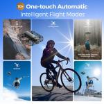 HOVERAir X1 PROMAX 8K Drone with Camera, Foldable Action Flying Camera with 42 KM/H Follow Speed, 10+ Fully Automatic Flight Modes, Fly Anywhere with OmniTerrain, SmoothCapture 2.0(Cycling Combo)