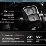 Cyaxzolp Drone with 8K Photo Resolution 4K Video Recording Camera Drones for Adults.Three-Axis mechanical Stabilization Gimbal，Electronic stability-enhancing anti-shake. 7.2-inch LCD High-definition Large Display Screen Remote Control Quadcopter,With 3 Plug-in and Unplugged smart lithium Batteres, 5G HD Brushless GPS Drone Auto Return, Laser obstacle avoidance，With Airdrop function. (GREY Grey version)