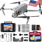 Autel Robotics EVO MAX 4T V2, Upgrade of MAX 4T/ 4T XE, 2025 Support Remote ID,1/2'' CMOS 48MP Wide, 640x512 T~hermal Camera, 16.4–3737ft L~aser Rangefinder, 48MP Zoom Camera, Battery In-place Detection, No Blind Spots, A-Mesh 1.0, Triple Anti-Jamming