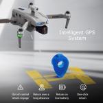 Cyaxzolp Drone with 8K Photo Resolution 4K Video Recording Camera Drones for Adults.Three-Axis mechanical Stabilization Gimbal，Electronic stability-enhancing anti-shake. 7.2-inch LCD High-definition Large Display Screen Remote Control Quadcopter,With 3 Plug-in and Unplugged smart lithium Batteres, 5G HD Brushless GPS Drone Auto Return, Laser obstacle avoidance，With Airdrop function. (GREY Grey version)