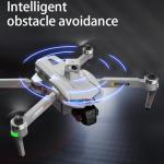 Cyaxzolp Drone with 8K Photo Resolution 4K Video Recording Camera Drones for Adults.Three-Axis mechanical Stabilization Gimbal，Electronic stability-enhancing anti-shake. 7.2-inch LCD High-definition Large Display Screen Remote Control Quadcopter,With 3 Plug-in and Unplugged smart lithium Batteres, 5G HD Brushless GPS Drone Auto Return, Laser obstacle avoidance，With Airdrop function. (GREY Grey version)