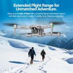 DCX Volo X EZ AI Drones – Drones with Camera for Adults 4k AI-Assisted Flight Control – FAA Approved Drone 4k Camera, 360° Obstacle Avoidance, U.S. Support – Beginner Drone for Adults