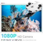 【2025 New】FIFISH V-EVO 4K60FPS Underwater Drone with Robotic Arm, with Removable SD Card, QYSEA AI Vision Lock 360° Omnidirectional Movement Underwater ROV with Depth Hold