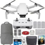 DJI Mini 4K Drone Quadcopter Fly More Combo with Camera for Adults, Under 249g, 3-Axis Gimbal Stabilization, 10km Video Transmission, Auto Return, 3 Flight Batteries Bundle with Deco Gear Accessories