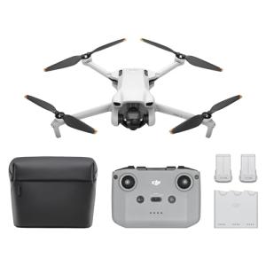 DJI Mini 3 Fly More Combo, Lightweight 3x Mechanical Gimbal Mini Camera Drone with 4K HDR Video, 3 Batteries for 114-min Flight Time, up to 32800ft (10km) Video Transmission, True Vertical Shooting