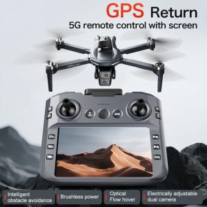 8K GPS Drone with 4.5in Screen Remote, Dual Batteries, HD Camera, Foldable RC