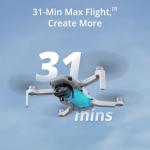 DJI Mini 4K Drone Quadcopter Fly More Combo with Camera for Adults, Under 249g, 3-Axis Gimbal Stabilization, 10km Video Transmission, Auto Return, 3 Flight Batteries Bundle with Deco Gear Accessories