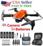 2025 New RC Drone Pro FPV With 4K HD WIFI Camera Foldable Quadcopter 5 Batteries