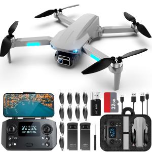 Drone with Camera 4K 5G GPS WIFI Dual Camera 3800ft FPV Transmission W/ 32GB TF