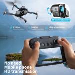 8K GPS Drone with 4.5in Screen Remote, Dual Batteries, HD Camera, Foldable RC