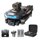 4K HD Camera Drone With Dual WiFi FPV Foldable 2 Batteries for Adults Beginners