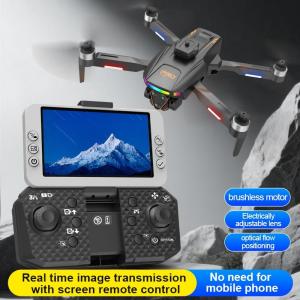 8K Dual Camera Drone with 4.5" Screen Remote Brushless 5G Foldable RC Quadcopter