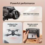 8K Dual Camera Drone with 4.3" Screen Remote, Brushless Motor, 2 Batteries