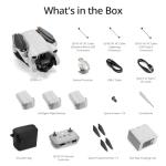 DJI Mini 3 Fly More Combo, Lightweight 3x Mechanical Gimbal Mini Camera Drone with 4K HDR Video, 3 Batteries for 114-min Flight Time, up to 32800ft (10km) Video Transmission, True Vertical Shooting