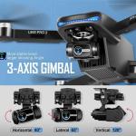Drone with Camera 4k 3-Axis Gimbal Foldable RC Quadcopter 5G WiFi FPV Live Video