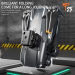 Drones with HD Camera 4K Dual RC Drone WIFI FPV Foldable Quadcopter 3 Battery