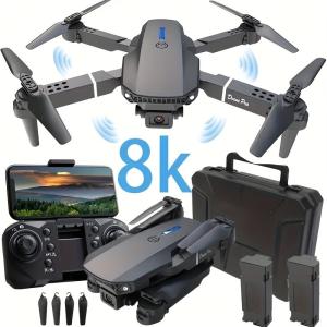 2025 New RC Drone With 8K HD Dual Camera FPV WIFI Foldable Quadcopter