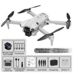 8K HD Drone Dual Camera Brushless Motor - 4.3" Remote 2 Batteries Foldable Quadc