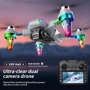 8K Brushless Dual Camera Drone with 4.3 Inch Screen Remote Foldable Quadcopter