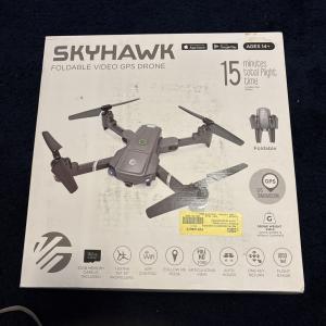 Vivitar DRC447 VTI Skyhawk GPS Foldable Drone - Black