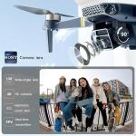 CHUBORY F89 4K Drone 2650 ft 60min Flight Time Foldable only 153 Grams