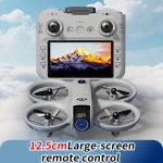 GT3 2025 4K Camera Drone with 4.3 Inch Screen Remote, Foldable Quadcopter Gift