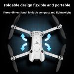 8K HD Drone Dual Camera Brushless Motor - 4.3" Remote 2 Batteries Foldable Quadc