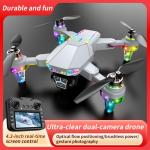 8K Brushless Dual Camera Drone with 4.3 Inch Screen Remote Foldable Quadcopter