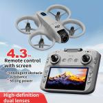 GT3 2025 4K Camera Drone with 4.3 Inch Screen Remote, Foldable Quadcopter Gift