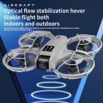 4.3” HD Screen Mini Drone, 4K Dual Camera, Obstacle Avoidance, 2 Batteries, FPV