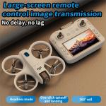 GT3 2025 4K Camera Drone with 4.3 Inch Screen Remote, Foldable Quadcopter Gift
