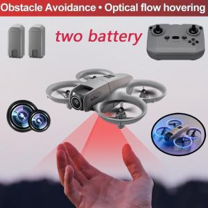 GT3 Mini RC Drone, Dual HD Camera, LED Lights, 360° Flip,Obstacle Avoidance USA