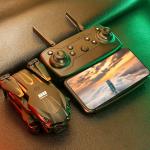 2025 D88 Drone 8K HD Dual Camera WiFi FPV RC Foldable Quadcopter + 5 Batteries