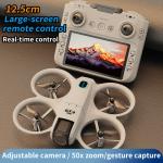 GT3 2025 4K Camera Drone with 4.3 Inch Screen Remote, Foldable Quadcopter Gift