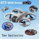 GT3 Mini RC Drone, Dual HD Camera, LED Lights, 360° Flip,Obstacle Avoidance USA