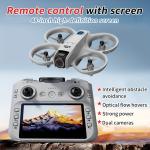 GT3 2025 4K Camera Drone with 4.3 Inch Screen Remote, Foldable Quadcopter Gift