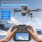 GPS Drone 8K with Screen Remote, Brushless Motor, Dual Batteries, Foldable -L600