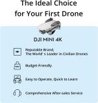 DJI Mini 4K Drone Fly More Ready To Fly Vlogger Combo - Certified Refurbished