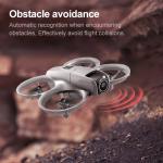 GT3 Mini RC Drone, Dual HD Camera, LED Lights, 360° Flip,Obstacle Avoidance USA