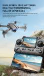 4K HD Drone Dual Camera WiFi FPV Foldable Quadcopter RC with Screen Remote