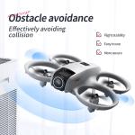Mini RC Drone with 4K Dual Cameras Obstacle Avoidance Quadcopter with 2 Battery