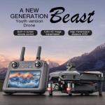 Teeggi SG909 MAX 4K Drone avec Cardan GPS