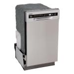 Kucht K7740D Professional 18" Front Control Dishwasher, Stainless Steel