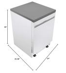 GE Portable Dishwasher with Stainless Steel Interior