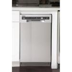 Kucht K7740D Professional 18" Front Control Dishwasher, Stainless Steel