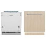 ZLINE 24 in. Top Control Dishwasher in Custom Panel Ready with Stainless Steel Tub