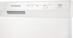 24 in. in. Front Control Built-in Tall Tub Dishwasher in White with 3-Cycles, 55 dBA